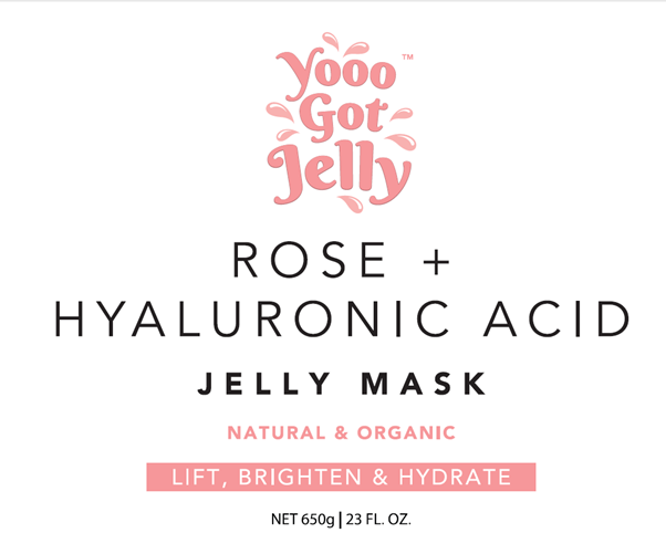JUST RELEASED : NEW RELEASE : ROSE + HYALURONIC ACID JELLY MASK – LIFTING & GLOW