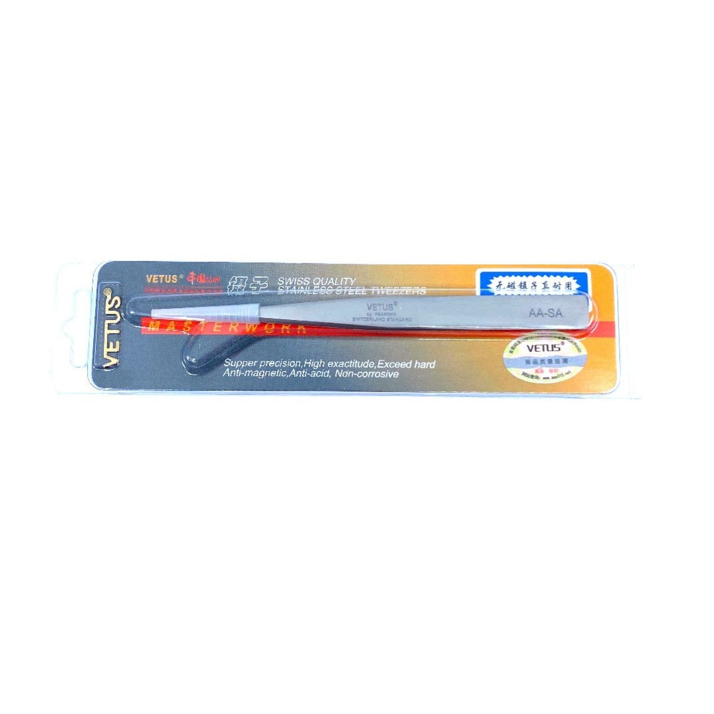 VETUS AA-SA STRAIGHT TWEEZER