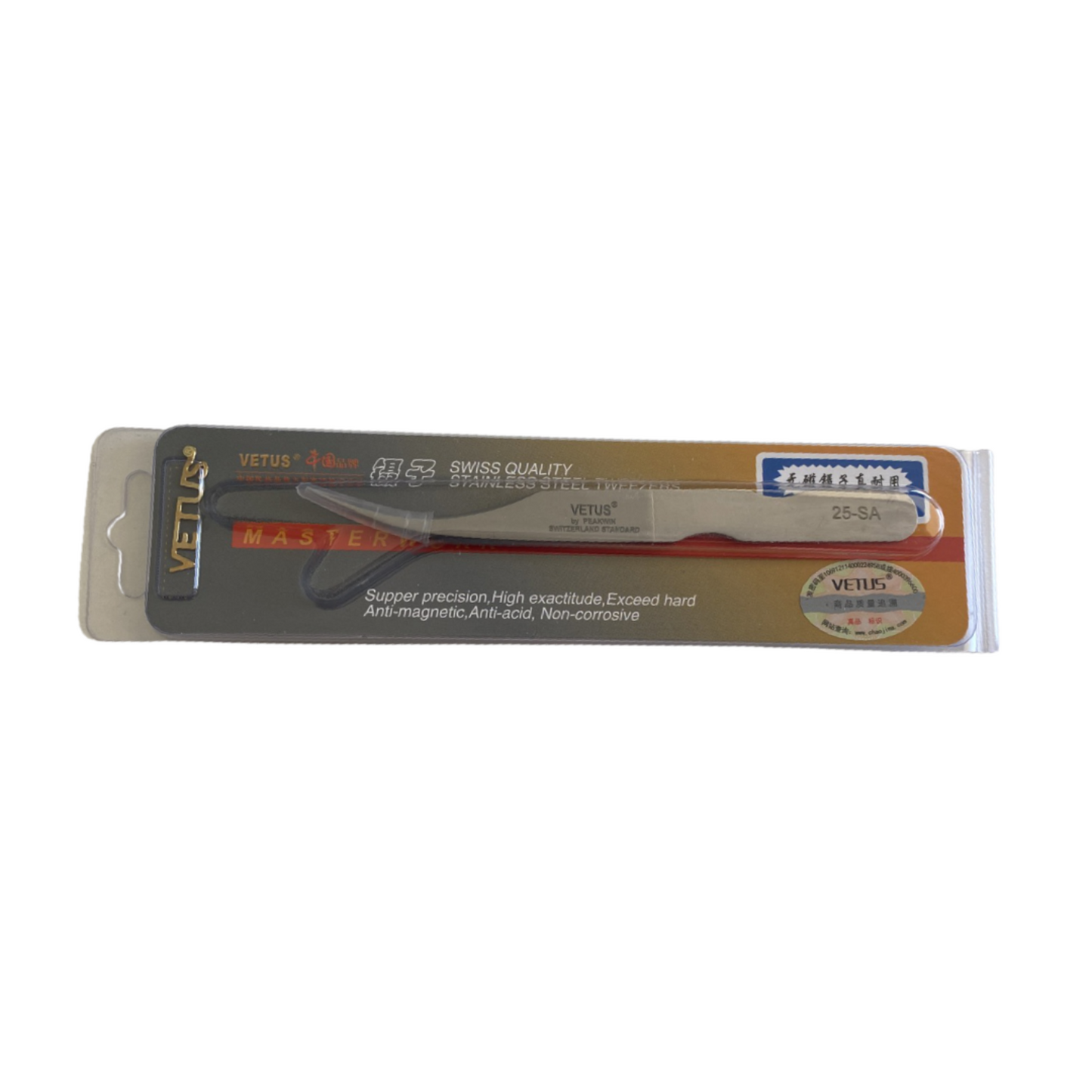 VETUS 25-SA STRAIGHT TWEEZER