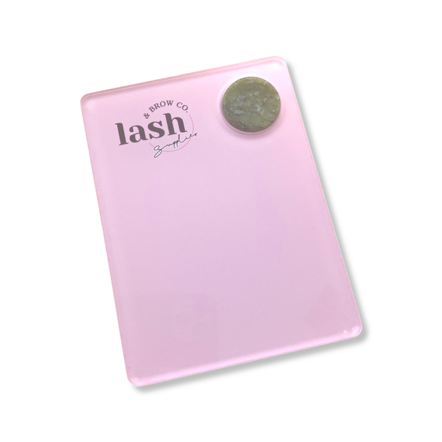 Acrylic Lash Tile with Glue Stone Holder