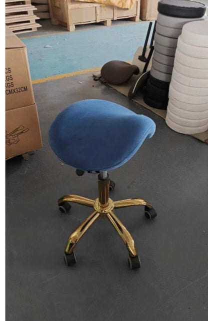 VOGUE SADDLE STOOL - Velvet