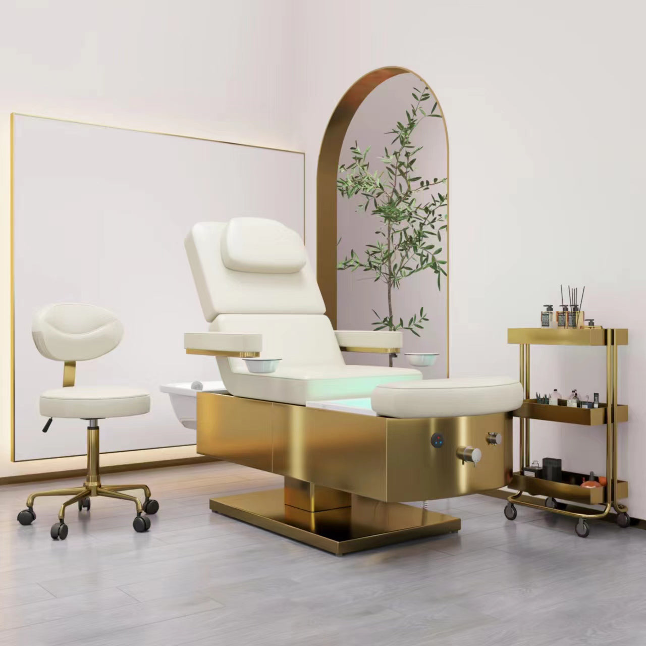ROKK ROYAL - Japanese Head Spa, Pedicure and Massage COMBO - PLUMBED