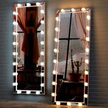 HOLLYWOOD LUXE GLAM EDGE MIRROR