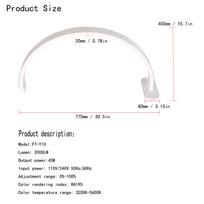 LUNA GLOW BEAUTY MOON LIGHT - NAIL/DESK