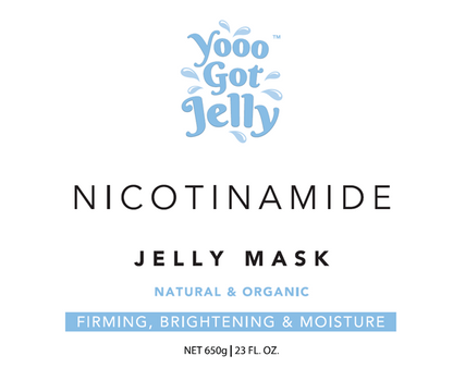 JUST RELEASED : NEW RELEASE : NICOTINAMIDE (NIACINAMIDE) JELLY MASK – FIRMING & CLARITY