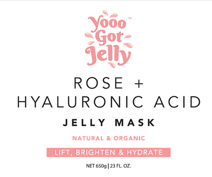 JUST RELEASED :  NEW RELEASE : ROSE + HYALURONIC ACID JELLY MASK – LIFTING & GLOW