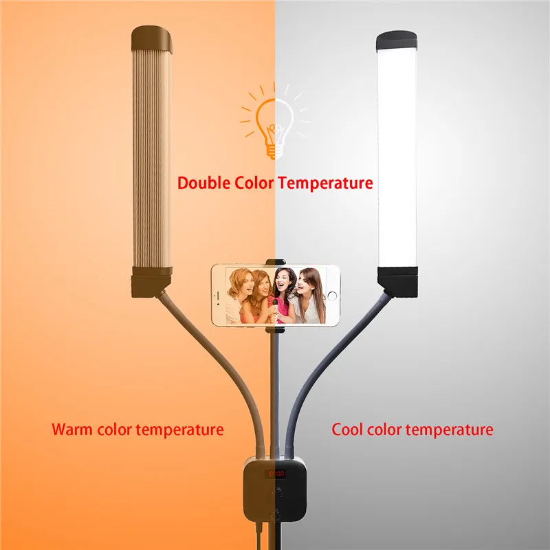 Professional LED Salon Light - Dual Arm