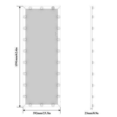 CELESTIAL RADIANCE FULL-LENGTH MIRROR