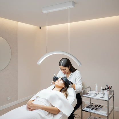 ROKK LUNAR ARC - Suspended Moon Ceiling Light