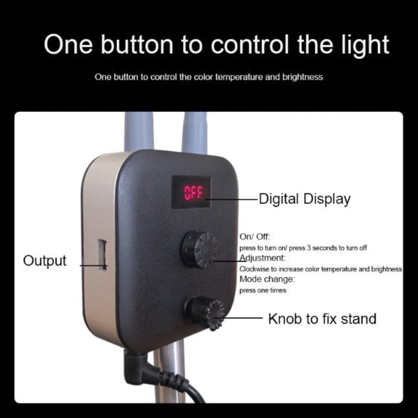 Professional LED Salon Light - Dual Arm