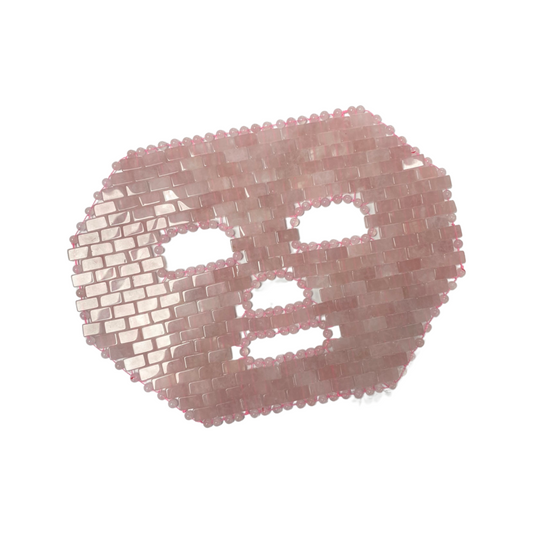 Rose Quartz Stone Face Mask