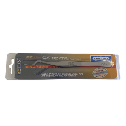 VETUS 30-SA BENT TWEEZER