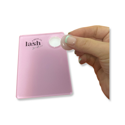 Acrylic Lash Tile with Glue Stone Holder