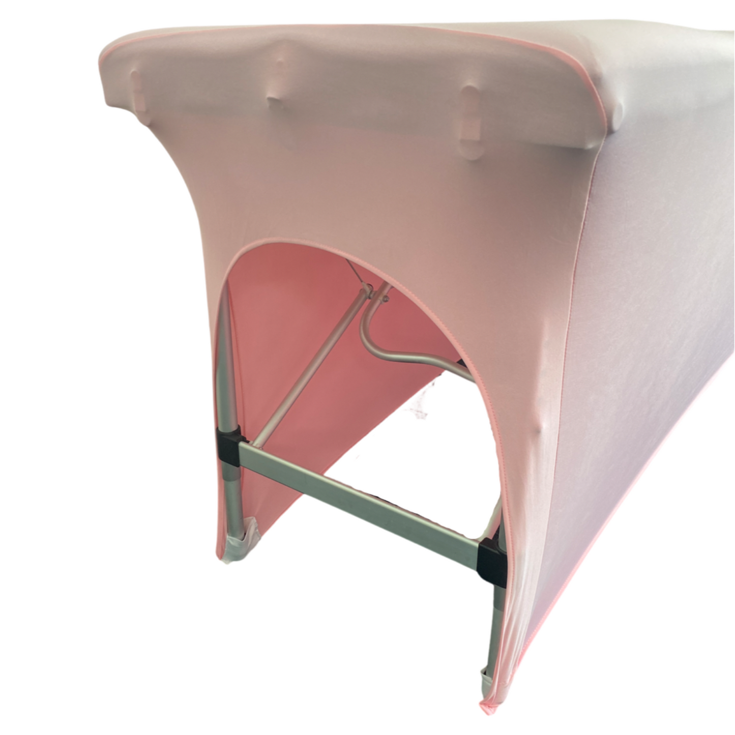 MARSHMALLOW PINK ELEGANCE BEAUTY BED COVER