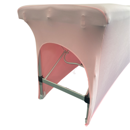 MARSHMALLOW PINK ELEGANCE BEAUTY BED COVER