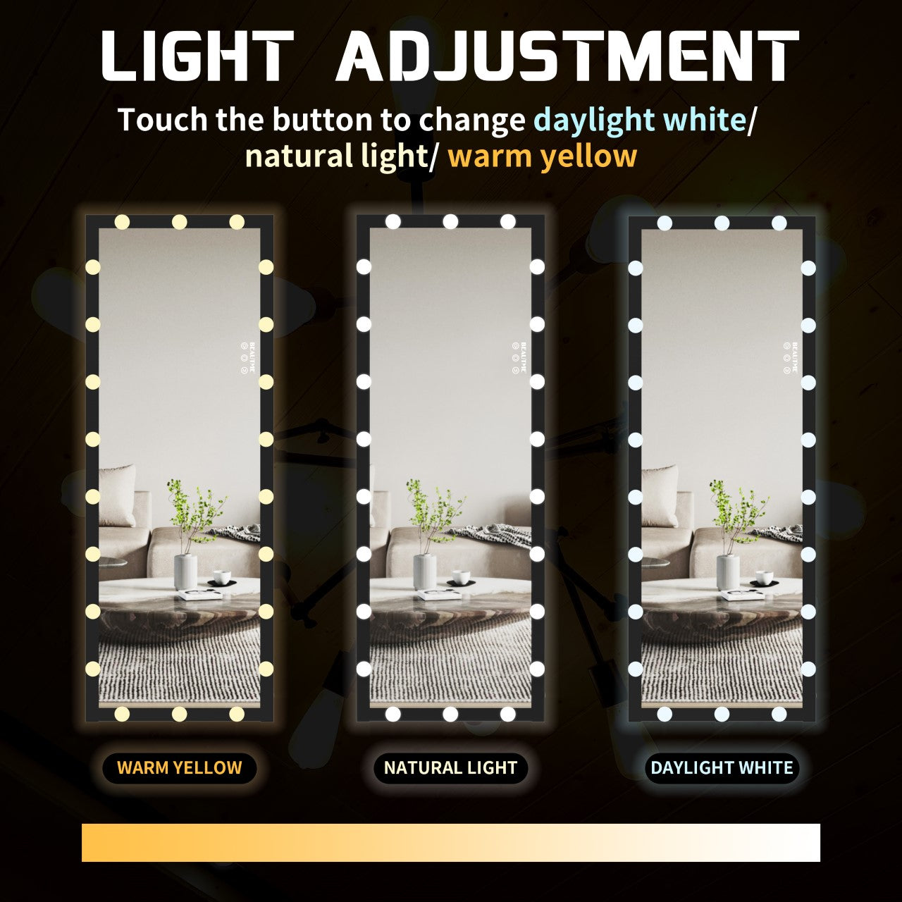 CELESTIAL RADIANCE FULL-LENGTH MIRROR