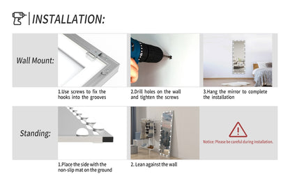 CELESTIAL RADIANCE FULL-LENGTH MIRROR